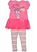 DreamWorks Trolls Poppy Toddler Girls Graphic T-Shirt & Mesh Skirt Leggings Pink 5T