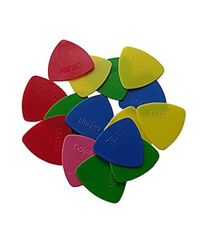 Delrin BGDelrin 40 Picks For Triangular Guitar( Random color)