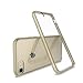 Luvvitt Clear View Case with Hybrid Scratch Resistant Back Cover and Shock Absorbing Bumper for Apple iPhone 7 (2016) iPhone 8 (2017) and iPhone SE (2020) - Gold