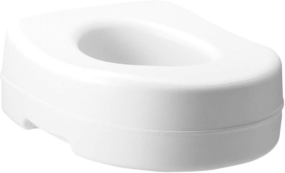 Carex Toilet Seat Riser - Adds 5.5 Inch of Height to Toilet - Raised Toilet Seat with 300 Pound Weight Capacity - Slip-Resistant: Health & Personal Care
