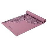 Gaiam Yoga Mat Premium Print Non Slip Exercise