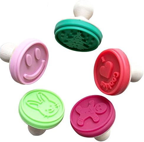 Minchsrin Cookie Stamps Set 5 Stamps Including