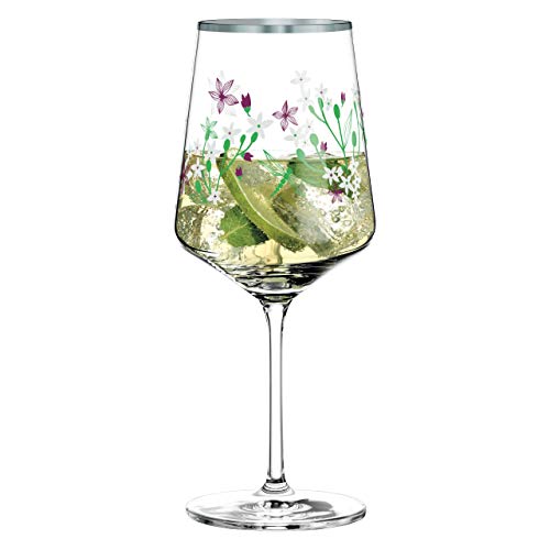 RITZENHOFF Hugo R. Aperitifglas von Dominika Przybylska, aus Kristallglas, 600 ml, mit edlen Platinanteilen – Bild 3