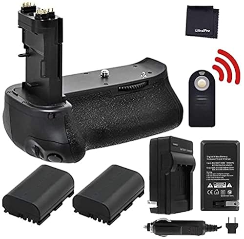 UltraPro Battery Grip Bundle for Canon EOS 70D, EOS 80D and EOS