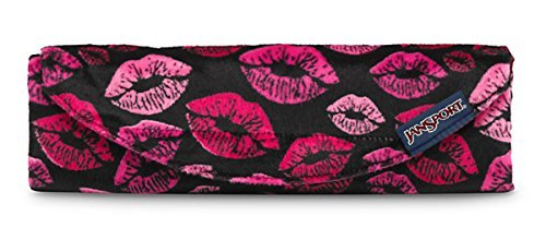 Jansport Digital Burrito Pouch - BLACK PLUSH LIPS