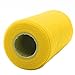 KING DO WAY TULLE Roll Spool 6''x50yd(6''x150') Wedding Party Decor,Yellow