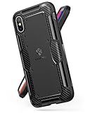Anker iPhone X Case, iPhone 10 Case, KARAPAX Shield Case Soft TPU Cover [Support Wireless Charging] [Thin Slim Fit] [Anti Scratch] with Carbon Texture and Good Grip for Apple 5.8 in iPhone X