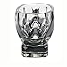 WMSTUDIO Creative Crystal Cup Skull Bottle of Wine Vodka Cocktail Cup Beer Mug Pirates of Glass Item, 1 Pc Transparent