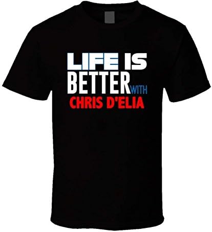 Ktmasa Life is Better with Chris D'elia Funny Stand up Comedian T Shirt