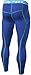 TSLA Men's Compression Pants - Cool Dry Athletic Sports Workout Running Tights Leggings Baselayer, Zero Blue, Large
