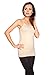Free to Live 3 Pack Women's Seamless Basic Camis (Black, White, Beige)