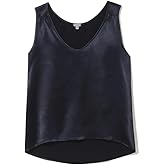 PJ Harlow Womens Jill - V Neck Satin Tank