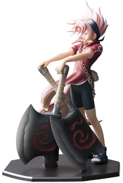 Amazon Com Door Painting Collection Figure Naruto Sakura Haruno Reviving Sharingan By Plex Toys Games