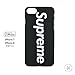Street Fashion Classic - [SINGLE] Hard Plastic Protective Cases / Cover / Skin / Bumper - iPhone 7 and iPhone 8 - 4.7” (Black Single)