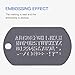 SUNCOO Military Embossing Machine Letter Manual Metal Dog ID Tag Embosser 52 Characters