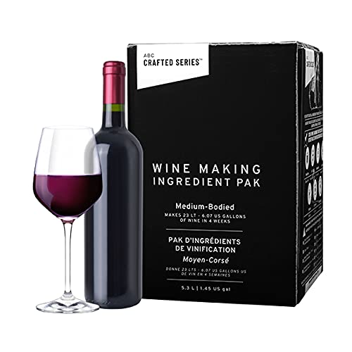 ABC Cork Co Wine Making Kit 6 Gallon Wine Kit Premium Ingredients
