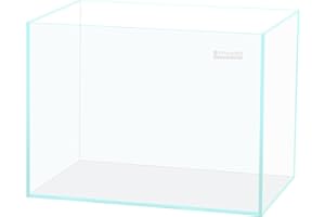 LYPHARD AQUARIUMS 9.5 Gallon Rimless Aquarium, Ultra Clear Glass Low Iron Small Fish Tank for Betta, L15.7×W11.8×H11.8 Inches Thickness 5mm with EVA Foam Mat Included