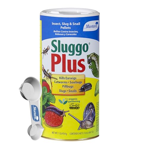 Monterey Sluggo Plus Bundled with Measuring Spoon - Snail & Slug Killer,