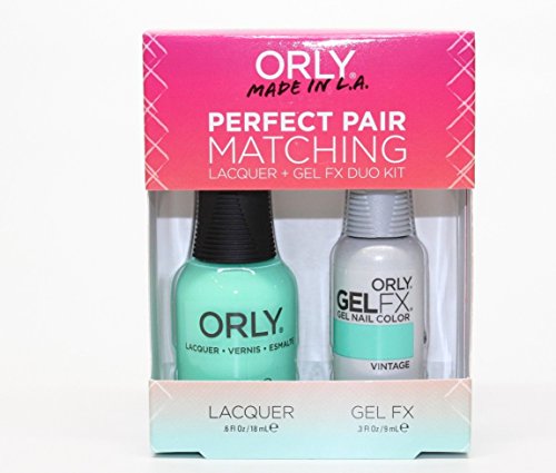 Orly Perfect Pair Matching Nail Polish + Gel FX Combo 2ct/pk (30867 - Vintage) Orly Perfect Pair Matching Nail Polish + Gel FX Combo 2ct/pk (30867 - Vintage)
