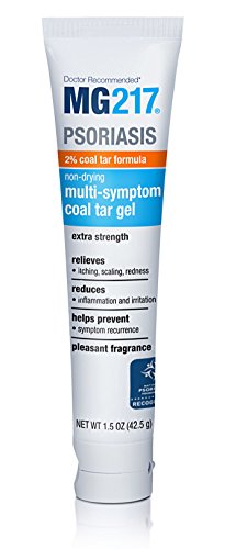 MG217 Psoriasis Multi-Symptom 2% Coal Tar Gel, 1.5 Ounce - Non-Drying