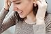 Honeycat Mini Karma Open Circle Orbit Necklace in 18k Rose Gold Plate | Minimalist, Delicate Jewelry (Rose Gold)