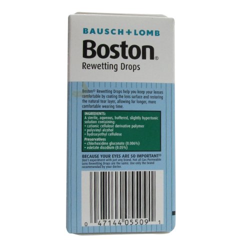 Bausch+Lomb Rewetting Drops for Rigid Gas Permeable Contact Lenses, 1/3