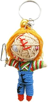 Chucky Voodoo String Doll Keyring Keychain
