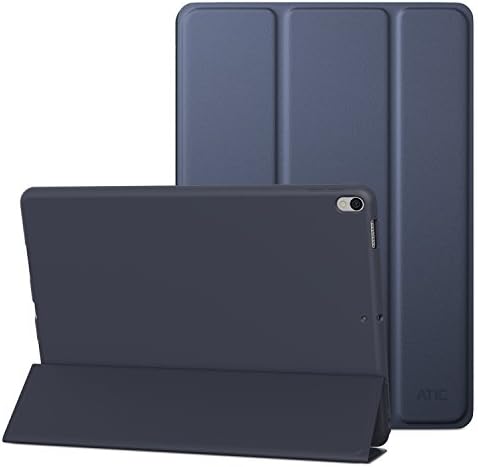 ATiC Case for iPad Pro 10.5, Slim Smart-shell Stand Case with Soft TPU Back Cover for All-New Apple iPad Pro 10.5 Inch 2017 Released Tablet, INDIGO (with Auto Wake / Sleep)