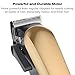 ciwellu Professional Hair Clippers for Men Cordless Hair Cutting Kit with 6 Metal Guard Combs Electric Hair Trimmer with Taper Lever,Built-in 2000mAh Li-ion Battery and Heavy Duty Motor