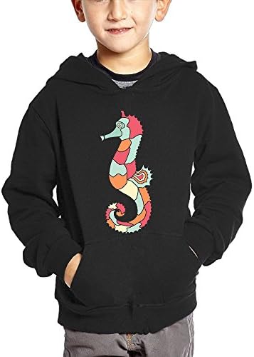 KIMOJI Sea Horse Seamaster colorful Kid's Classic Unisex Popular Hooded Hoodies With Pocket