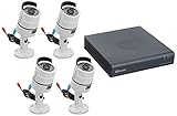 Swann  4 Channel 1080P HD DVR Home Security System with 4 Bullet Cameras - Contains 1 x DVR4-4600, 1TB HDD/ 4 x Pro A855 Cameras, White - SWDVK-446004-US