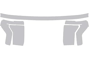 LDGSUPH Smoked Black Clear Car Headlight TPU PPF Kit Gloss Protection Film,Fit for Ford F-150 Lightning 2022-2025