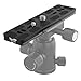 Haoge 150mm QR Quick Release Plate Dual Dovetail and D-Ring Screw Fits Arca-Swiss Standard for Tripod Ball Head