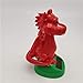 CHSHU Solar Powered Dancing Small Fire Dragon Toy Animal Solar Powered Dancing Dolls Swinging Animated Bobble Dancer Car Decor Desktop Figurines Car Dashboard Office Desk Home Decor Solar Toy (D)