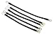 ACDC WIRE AND SUPPLY Golf Cart Battery Cable Set, (Black) E-Z-GO 1994 & UP TXT 36V 4 Gauge U.S.A Made