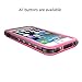 iPhone SE/5/5S Waterproof Case, iThrough Waterproof Dust Proof Snow Proof Shock Proof Phone Case, IP68 Underwater Heavy Duty Protective Carrying Case Cover with Touch ID for iPhone 5S 5 SE (Pink)