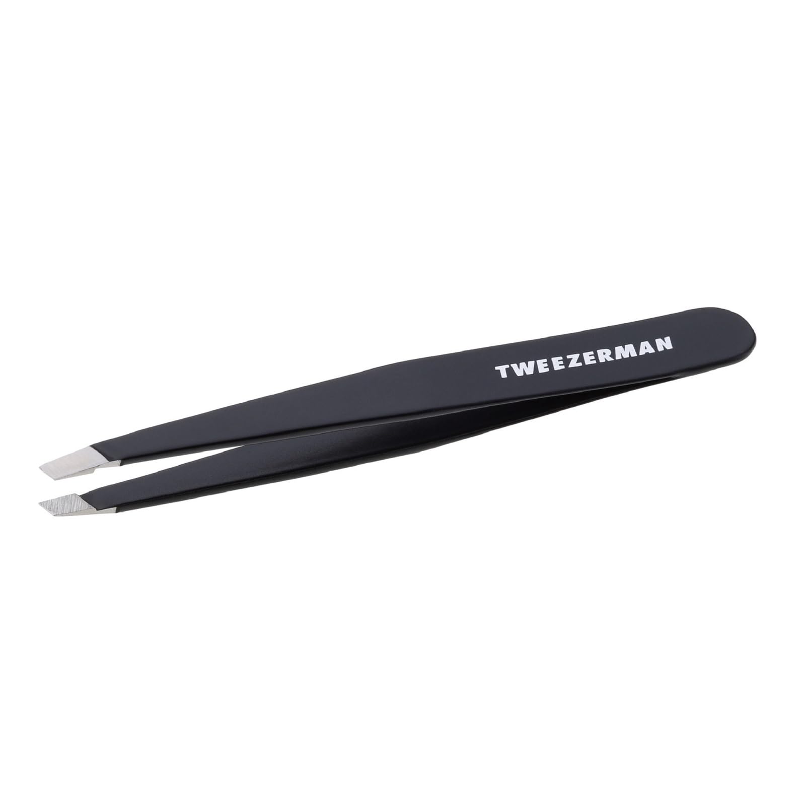 Tweezerman G.E.A.R For Men Stainless Steel Slant Tweezer Black