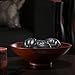 Hosley 11.8 Inch Diameter Wood Finish Decorator Bowl Ideal for Dried Floral Arrangements with Orbs Potpourri or Just as Decor Ideal Gift for Weddings or Special Occasions O3