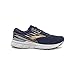 Brooks Mens Adrenaline GTS 19 Running Shoe - Navy/Gold/Grey - D - 13.0