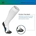 Wanderlust Travel Compression Socks - Support Stockings (White, Large-X-Large)