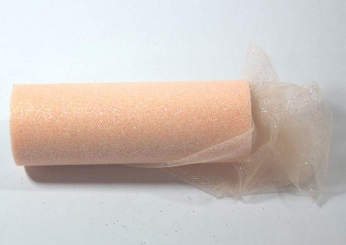 *SALE* 9 GLITTER Tulle Rolls each one 6" By 30 Ft
