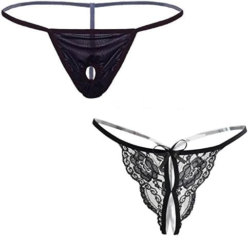 Dealsutra Unisex Polycotton Thong (Black, Free Size)