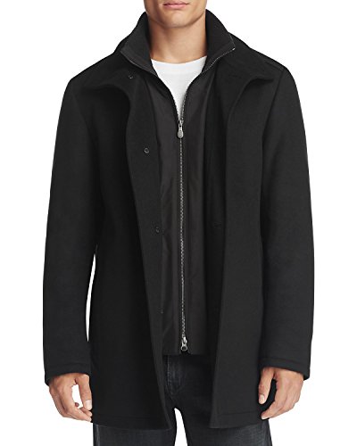 Hugo Boss Men's C-Coxtan 5 Wool - Cashmere Coat (Black,46R)