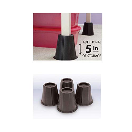 Type A Extra Tall Bed Risers Dorm Room, Couch, Furniture and Bed