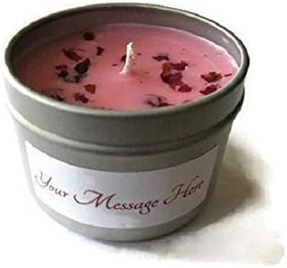 Wicked Calm Candles Soy Wax Scented 2 oz Customized Thank You Gifts (Packs of 10)