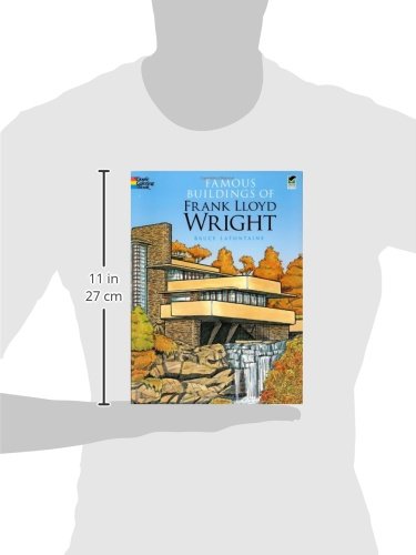 Famous Buildings of Frank Lloyd Wright Coloring Book (Dover American History Coloring Books)