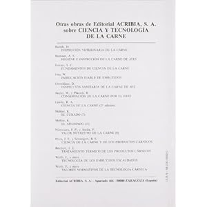 Fundamentos de La Inspeccion de Carnes (Spanish Edition)