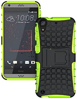 HTC Desire 530 Case, HAOSHI Shockproof Design Premium Heavy Duty Defender Dual Layer Protector Hybrid Case for [HTC Desire 530 Heavy Duty Case] HTC Desire 550 / 555 Case Green