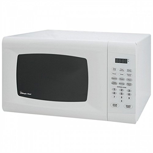 Click Here to See More Images Magic Chef White 0.9 Cu Ft 900 Watt Microwave with Digital Touch MCM990W