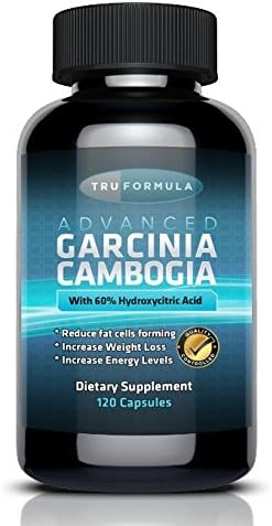 True Formula Pure Garcinia Cambogia Extract - 120 Capsules - Weight Loss Supplement - HCA Appetite Suppressant